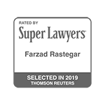 Farzad Rastegar Super Lawyers 2019 Badge
